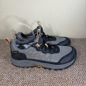 TEVA BLACK RIDGEVIEW LOW WATERPROOF SNEAKER HIKER BOOTS MENS SZ 7.5 GORPCORE